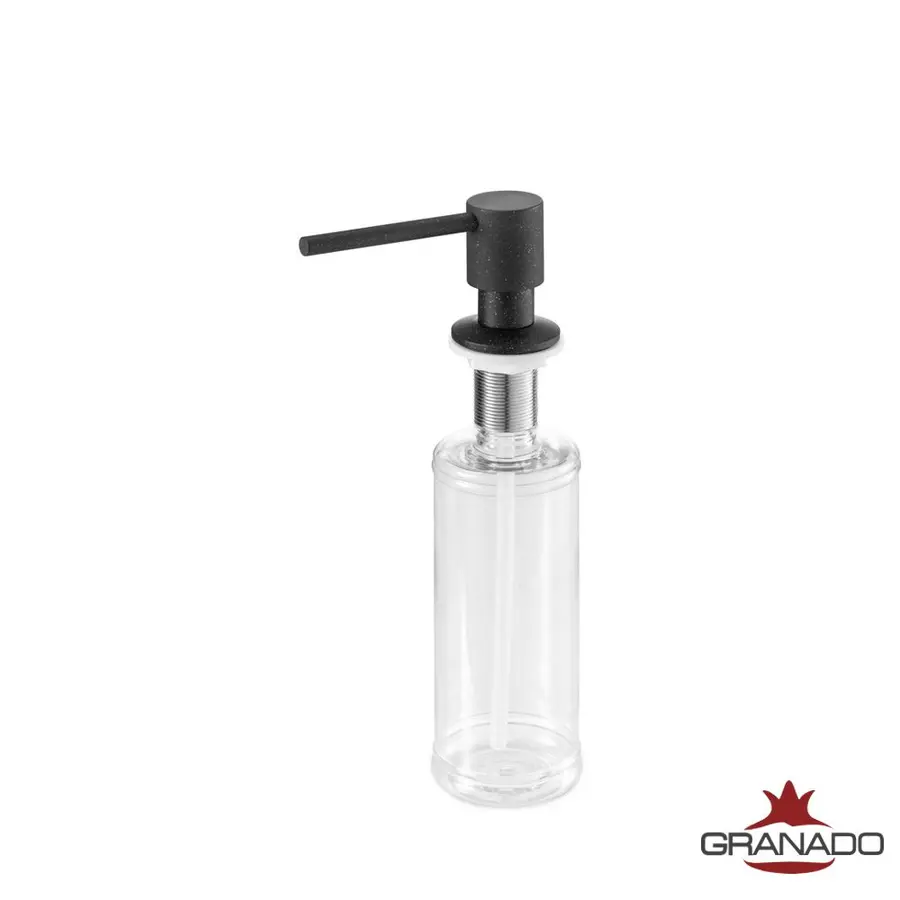 Дозатор для миючого засобу GRANADO Redondo Black shine чорний