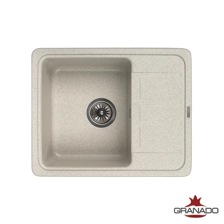 Кухонна гранітна мийка GRANADO Alanis Gris