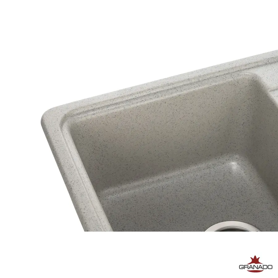 Кухонна гранітна мийка GRANADO Alanis Gris