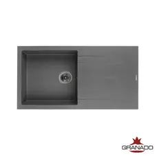 Кухонна гранітна мийка GRANADO Mora Grafito