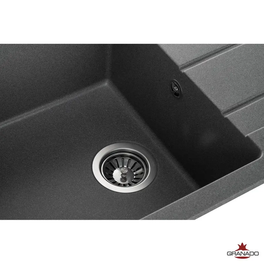Кухонна гранітна мийка GRANADO Mora Grafito