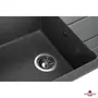 Кухонна гранітна мийка GRANADO Mora Grafito