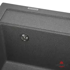 Кухонна гранітна мийка GRANADO Lerida Grafito