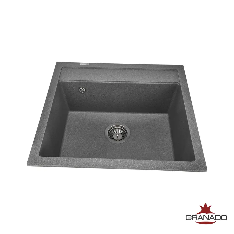 Кухонна гранітна мийка GRANADO Lerida Grafito