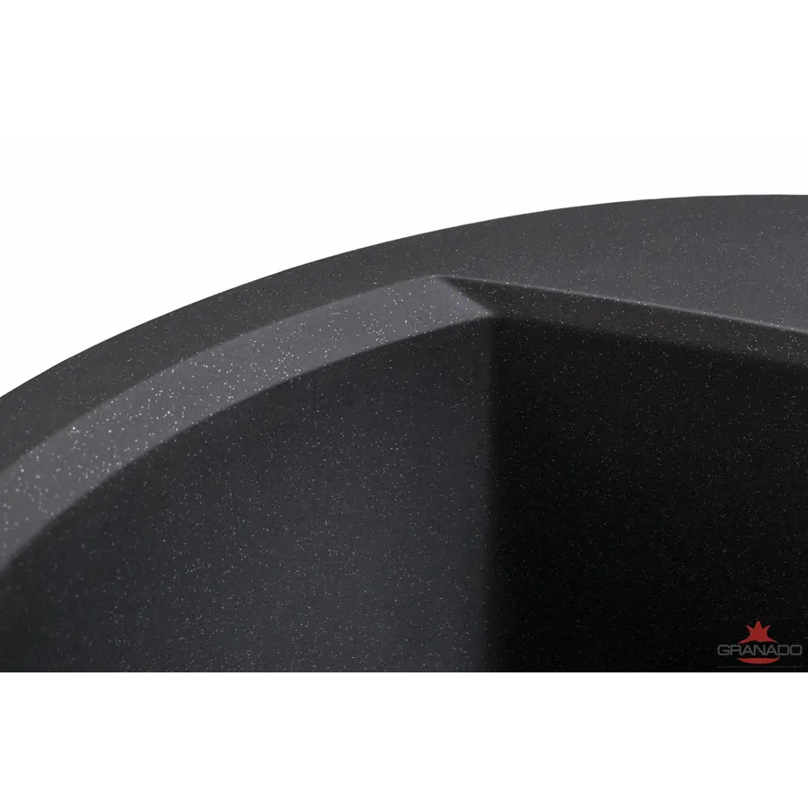 Кухонна гранітна мийка GRANADO Ronda Black shine