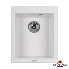 Кухонна гранітна мийка GRANADO Cadiz White