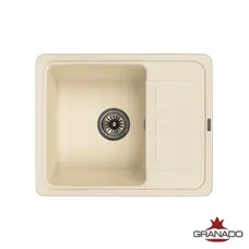 Кухонна гранітна мийка GRANADO Alanis Ivory