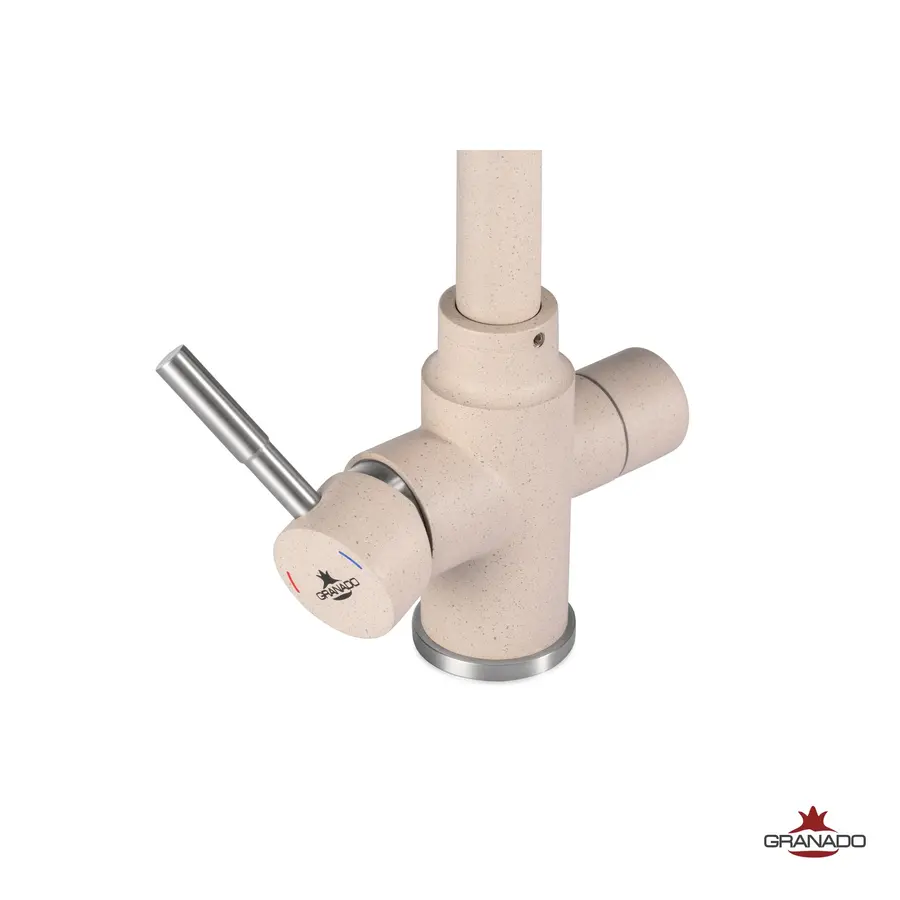 Змішувач кухонний GRANADO Badalona Gris з підключ. до фільтру