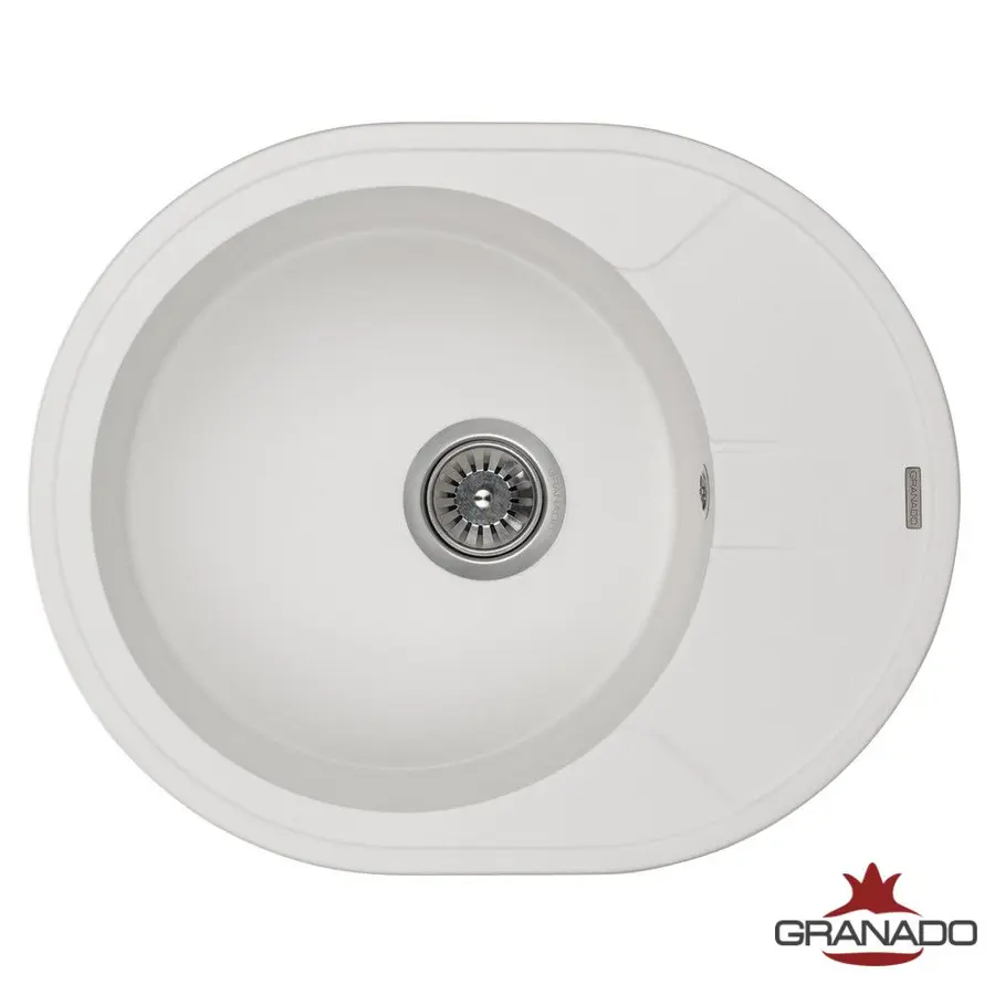 Кухонная гранитная мойка GRANADO Marbella White
