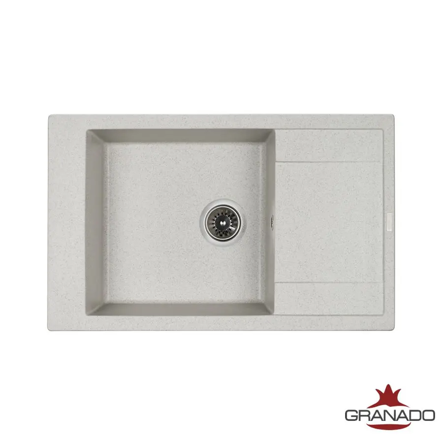 Кухонна гранітна мийка GRANADO Almeria Gris