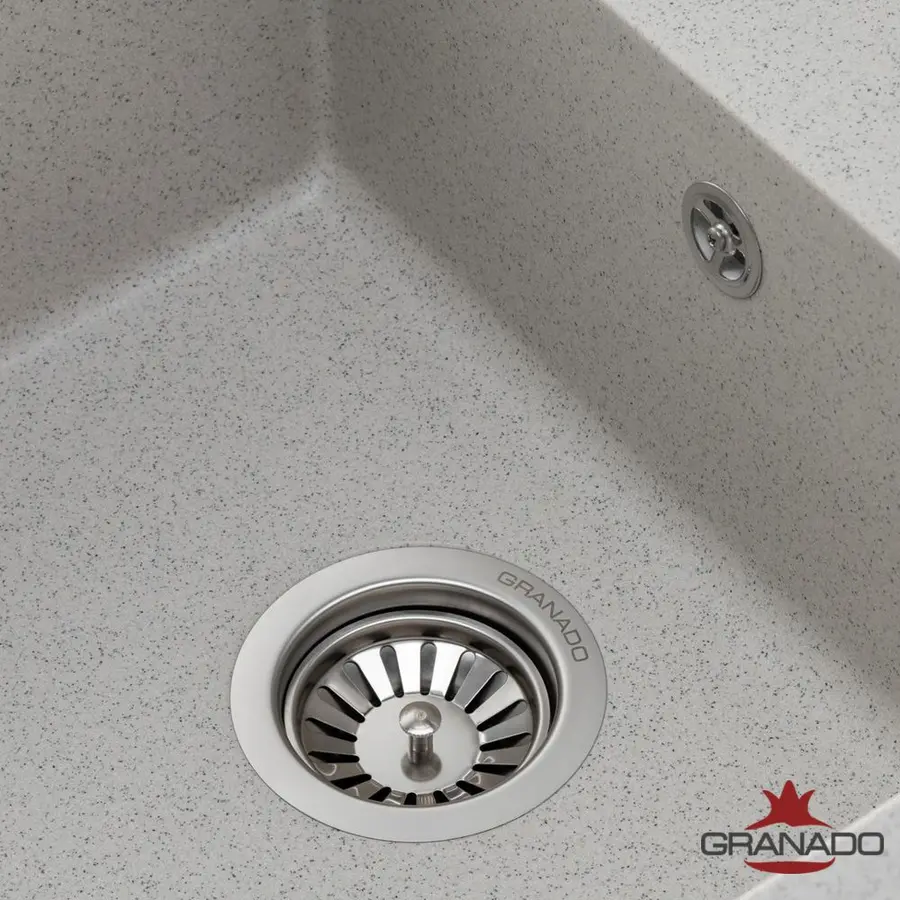Кухонна гранітна мийка GRANADO Almeria Gris