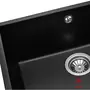 Кухонна гранітна мийка GRANADO Under top Max Black shine