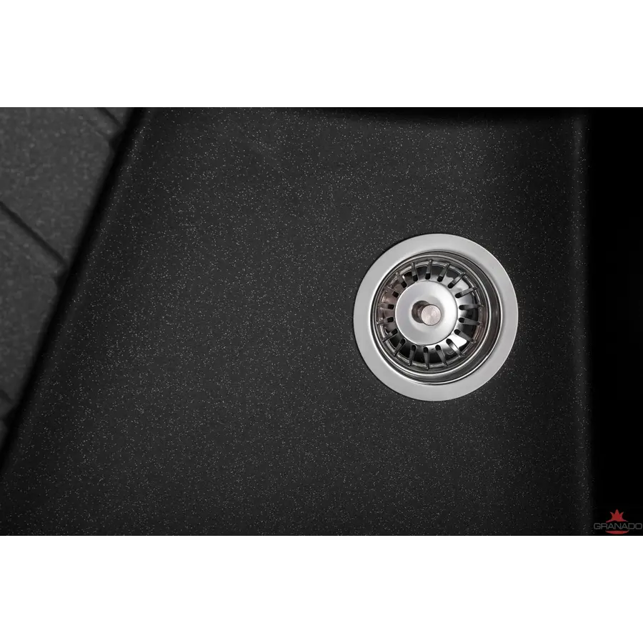 Кухонна гранітна мийка GRANADO Barcelona Black shine