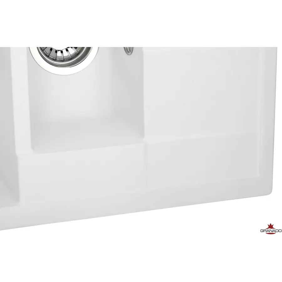 Кухонная гранитная мойка GRANADO Leon White