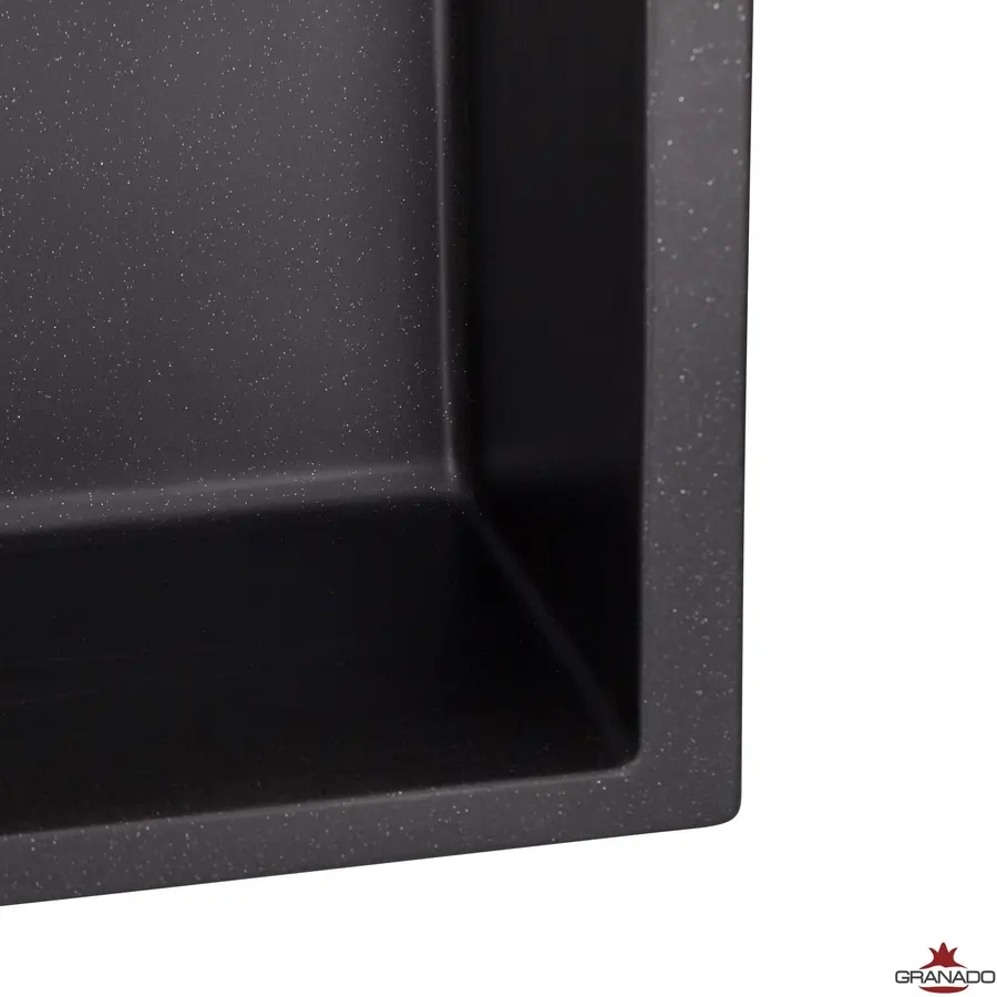 Кухонная гранитная мойка GRANADO Linares Black shine