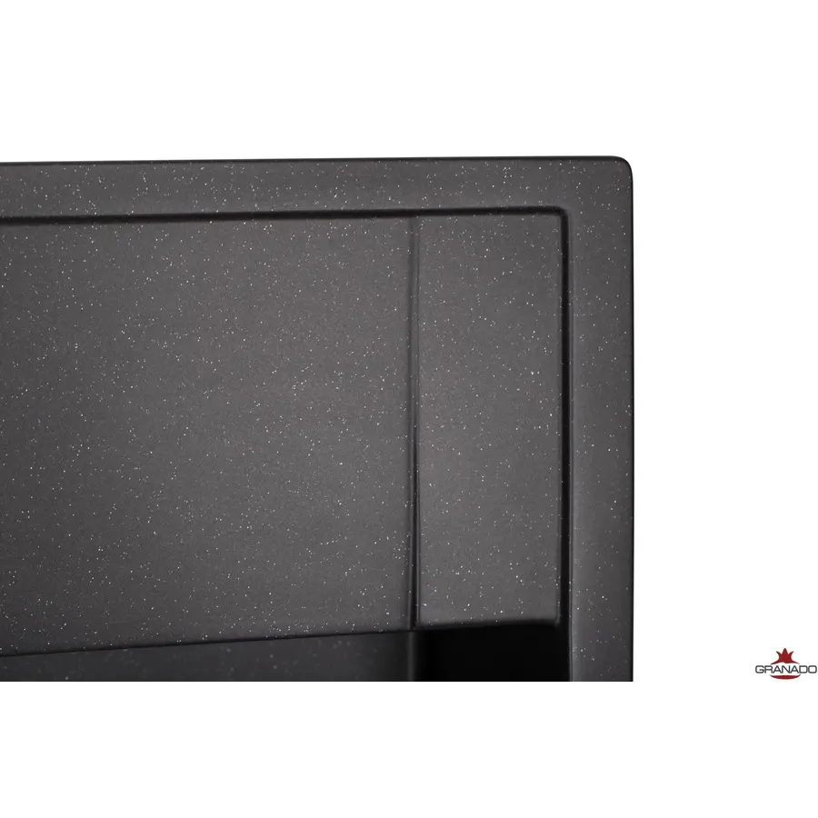 Кухонная гранитная мойка GRANADO Linares Black shine