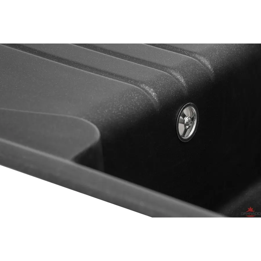 Кухонна гранітна мийка GRANADO Salamanka Black shine