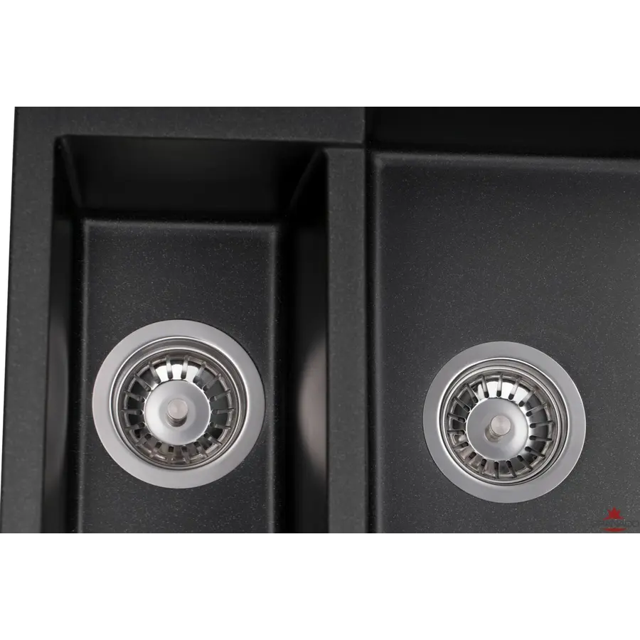 Кухонна гранітна мийка GRANADO Samora Black shine