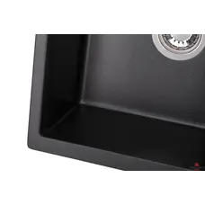 Кухонна гранітна мийка GRANADO Samora Black shine