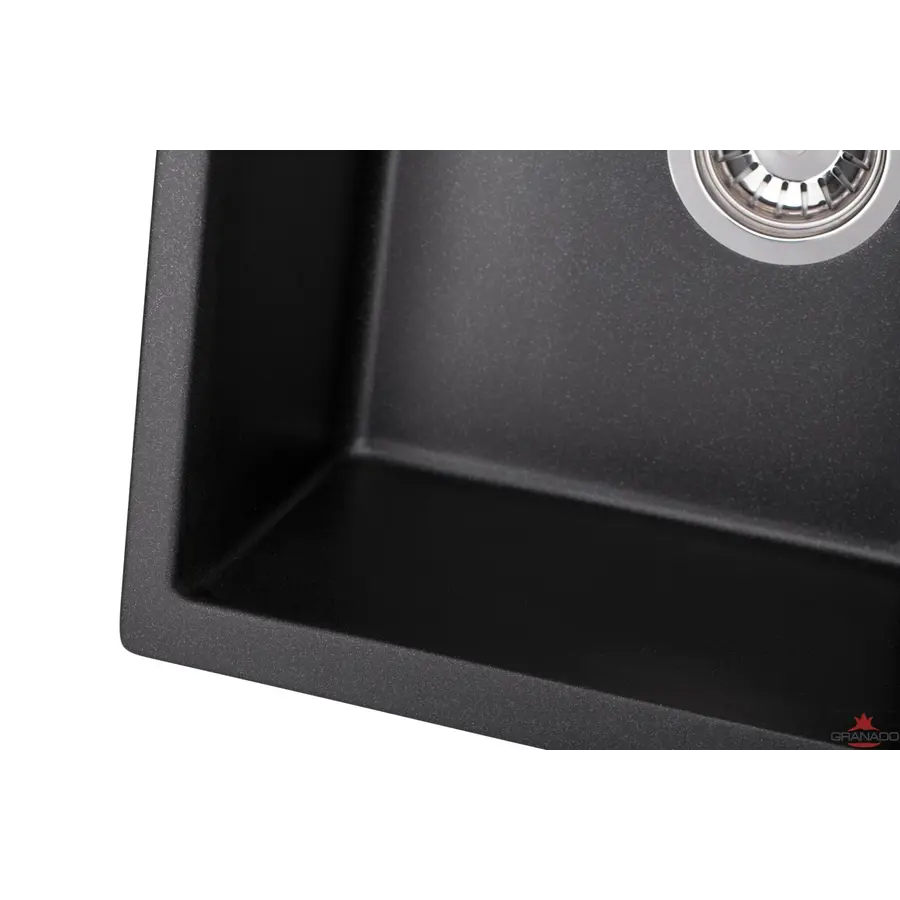 Кухонна гранітна мийка GRANADO Samora Black shine