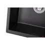 Кухонна гранітна мийка GRANADO Samora Black shine