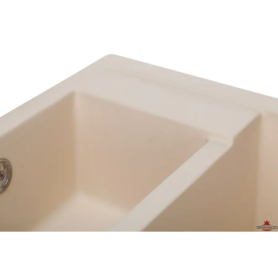 Кухонная гранитная мойка GRANADO Samora Ivory