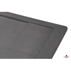 Кухонна гранітна мийка GRANADO Altea Grafito