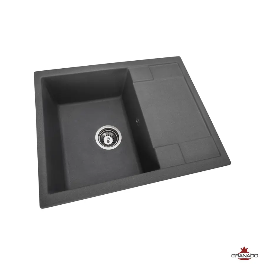 Кухонна гранітна мийка GRANADO Altea Grafito