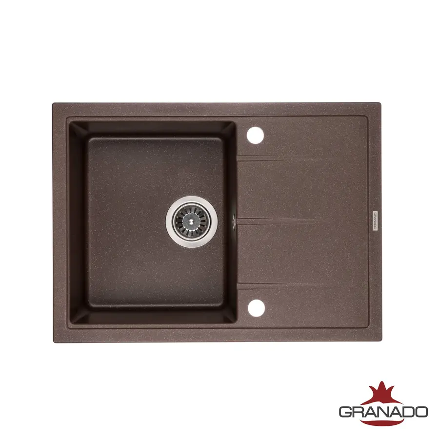 Кухонная гранитная мойка GRANADO Blanos Marron