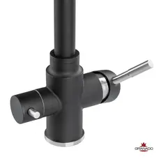 Змішувач кухонний GRANADO Badalona Black shine
