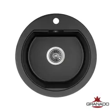 Кухонна гранітна мийка GRANADO Lugo Black shine