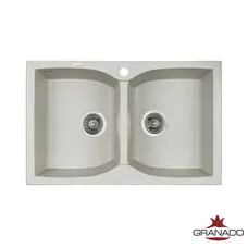 Кухонна гранітна мийка GRANADO Cordoba Gris