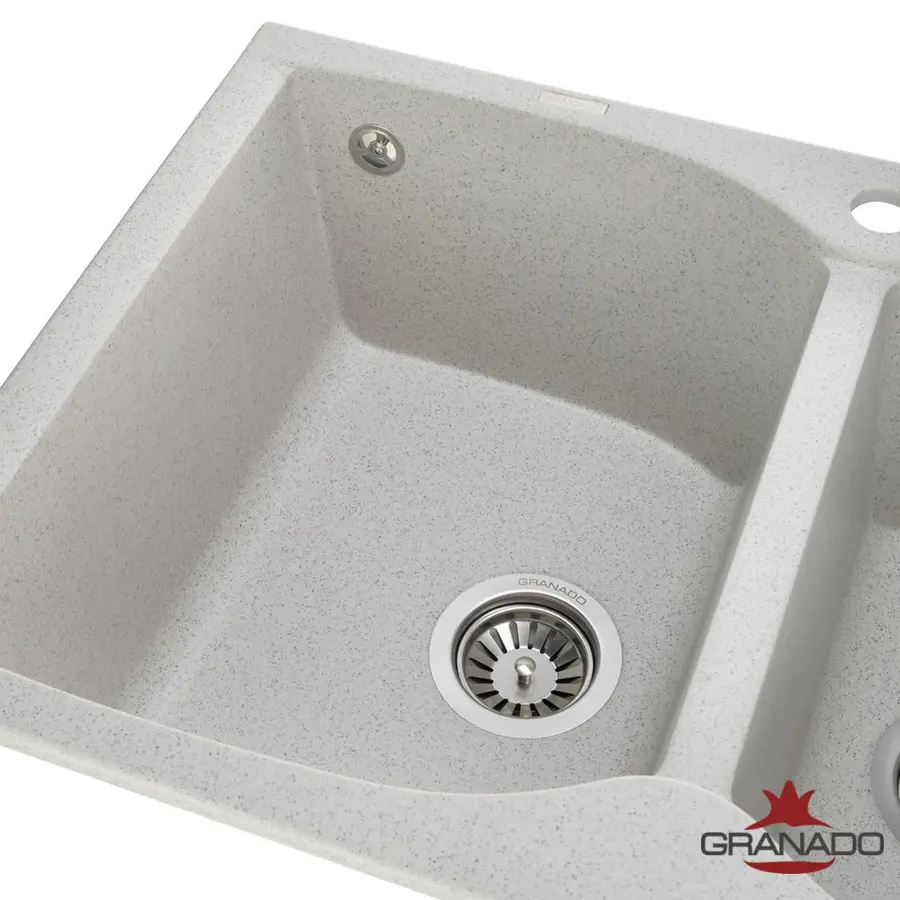Кухонна гранітна мийка GRANADO Cordoba Gris