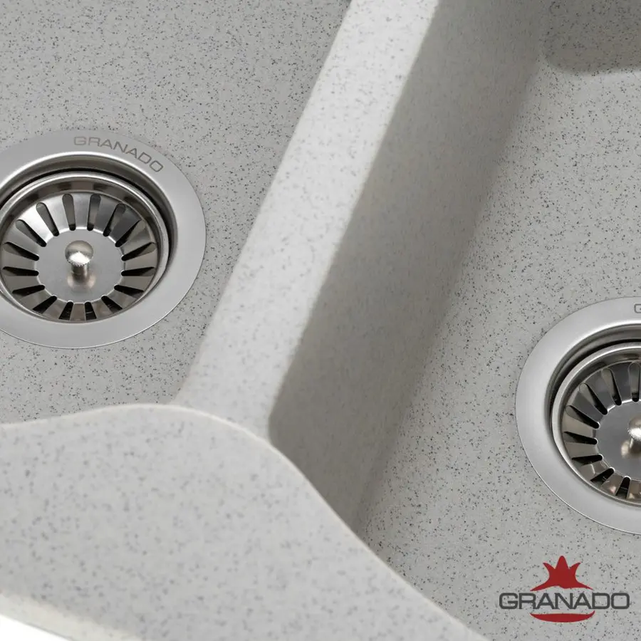 Кухонна гранітна мийка GRANADO Cordoba Gris