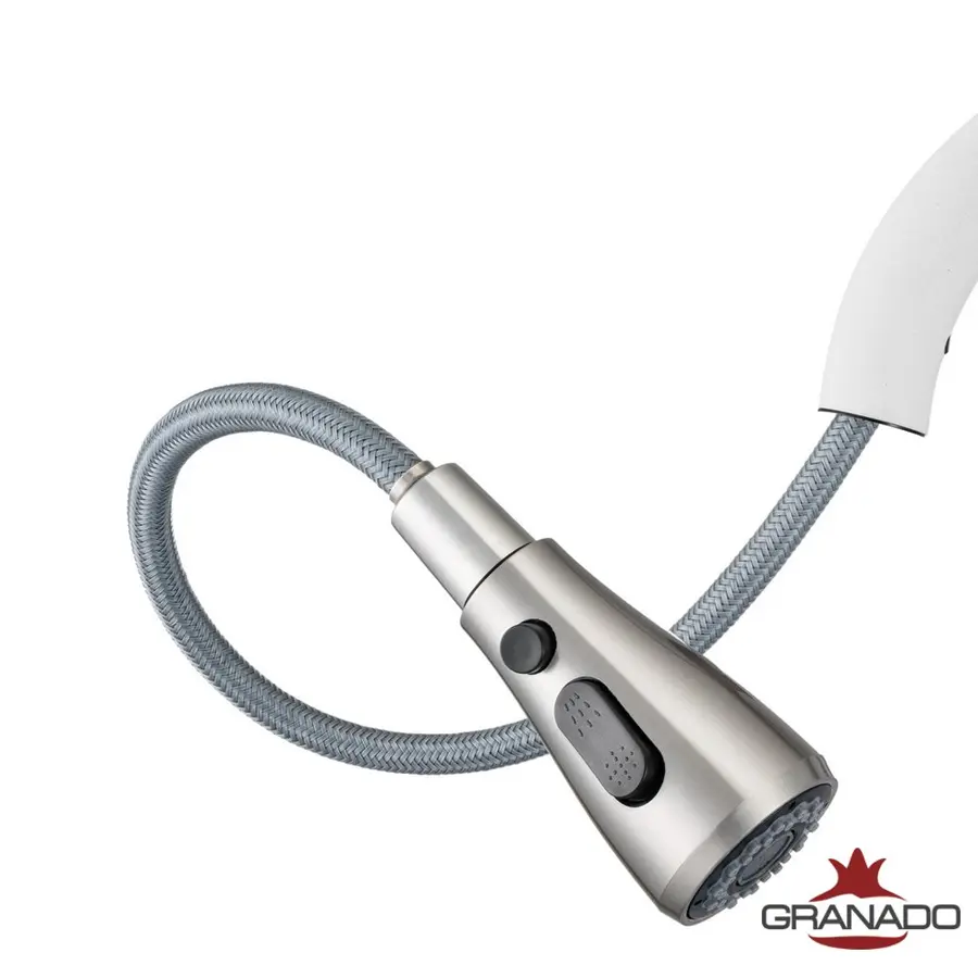 Смеситель кухонный GRANADO Campo White