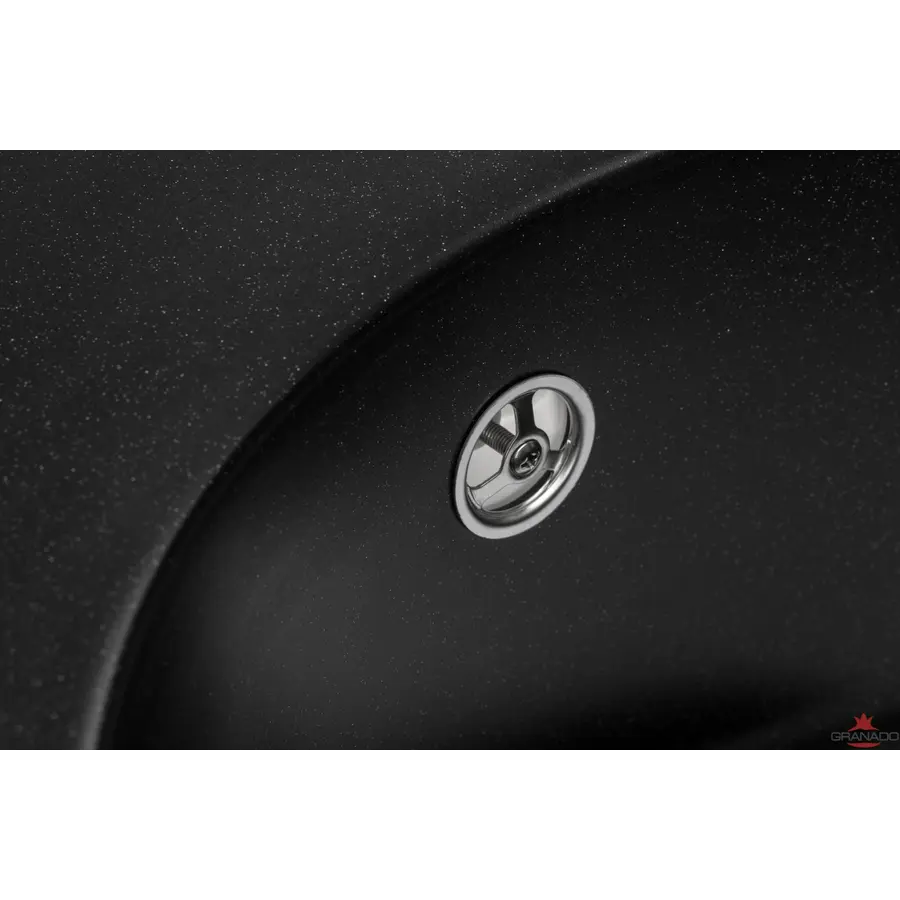 Кухонна гранітна мийка GRANADO Sevilla Black shine