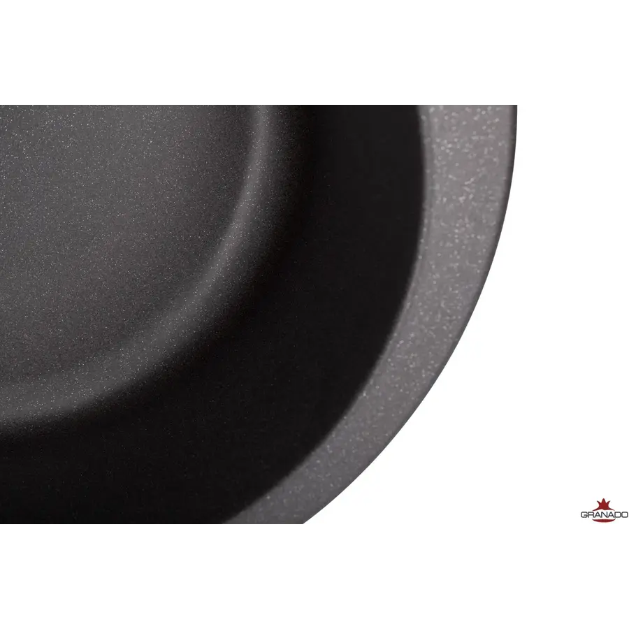 Кухонна гранітна мийка GRANADO Vitoria Black shine