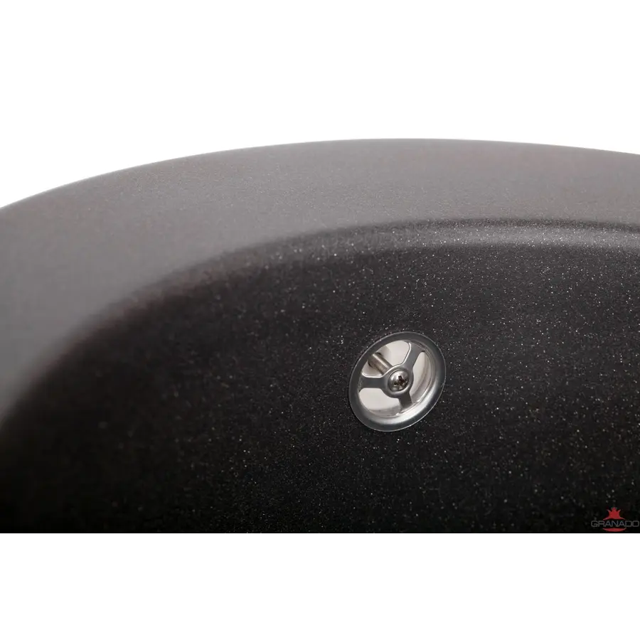 Кухонна гранітна мийка GRANADO Vitoria Black shine