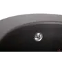 Кухонна гранітна мийка GRANADO Vitoria Black shine