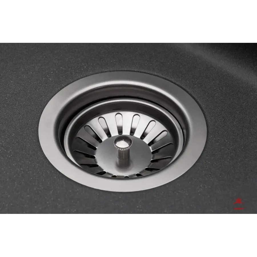 Кухонная гранитная мойка GRANADO Linares Grafito