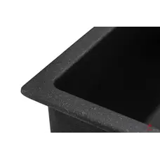 Кухонна гранітна мийка GRANADO Under top Black shine