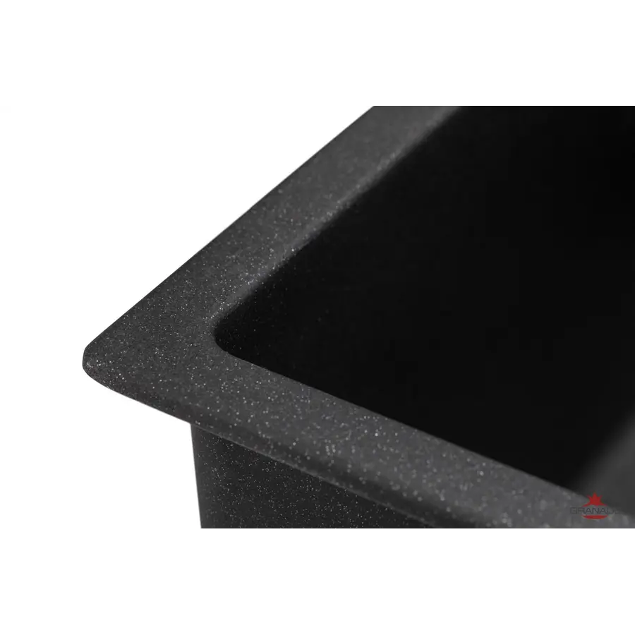 Кухонна гранітна мийка GRANADO Under top Black shine