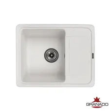 Кухонна гранітна мийка GRANADO Alanis White