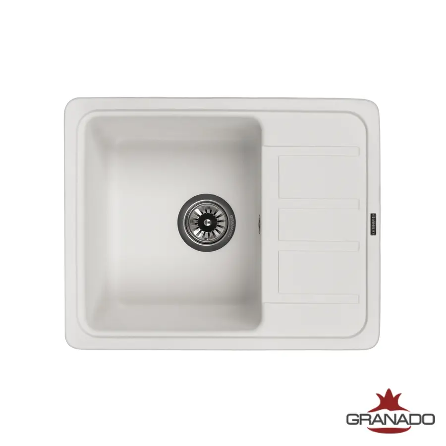 Кухонна гранітна мийка GRANADO Alanis White