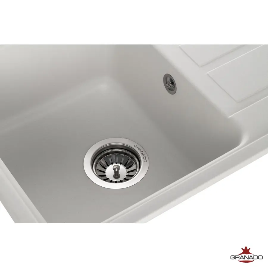 Кухонна гранітна мийка GRANADO Alanis White