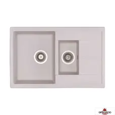 Кухонна гранітна мийка GRANADO Leon Gris