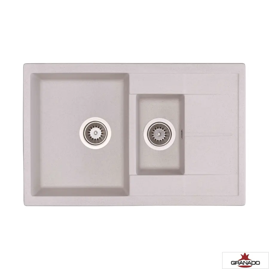 Кухонная гранитная мойка GRANADO Leon Gris