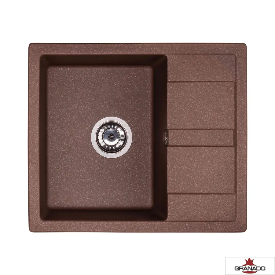 Кухонная гранитная мойка GRANADO Madrid Marron