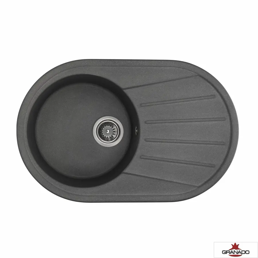 Кухонная гранитная мойка GRANADO Murcia Grafito