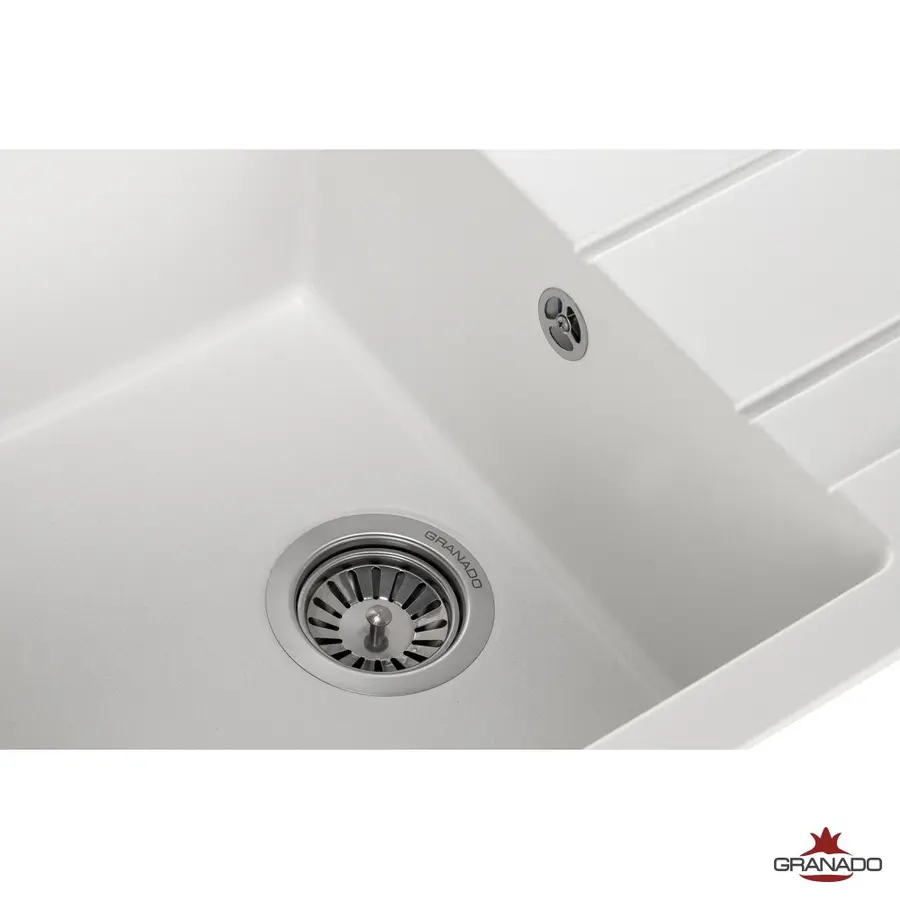 Кухонна гранітна мийка GRANADO Mora White